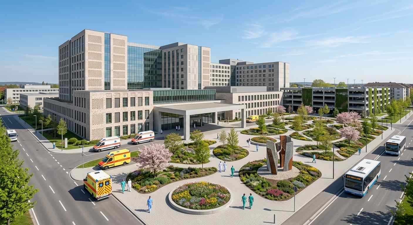 Ospedale moderno con comunicazione ambientale intelligente BLUMESS